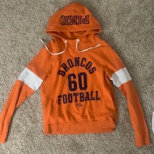 Pink Victoria’s Secret broncos hoodie
